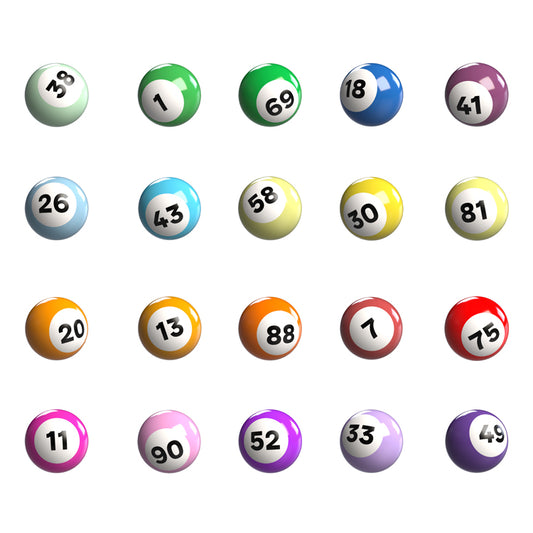 MEGA Set of 20 3D Rendered Bingo Balls