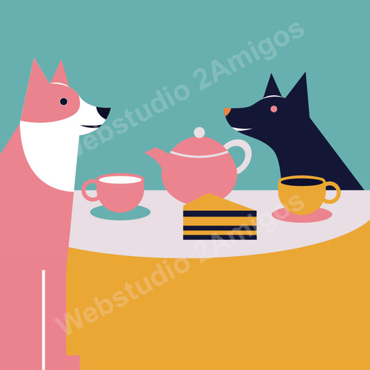 High Tea with Two Pawsome Friends