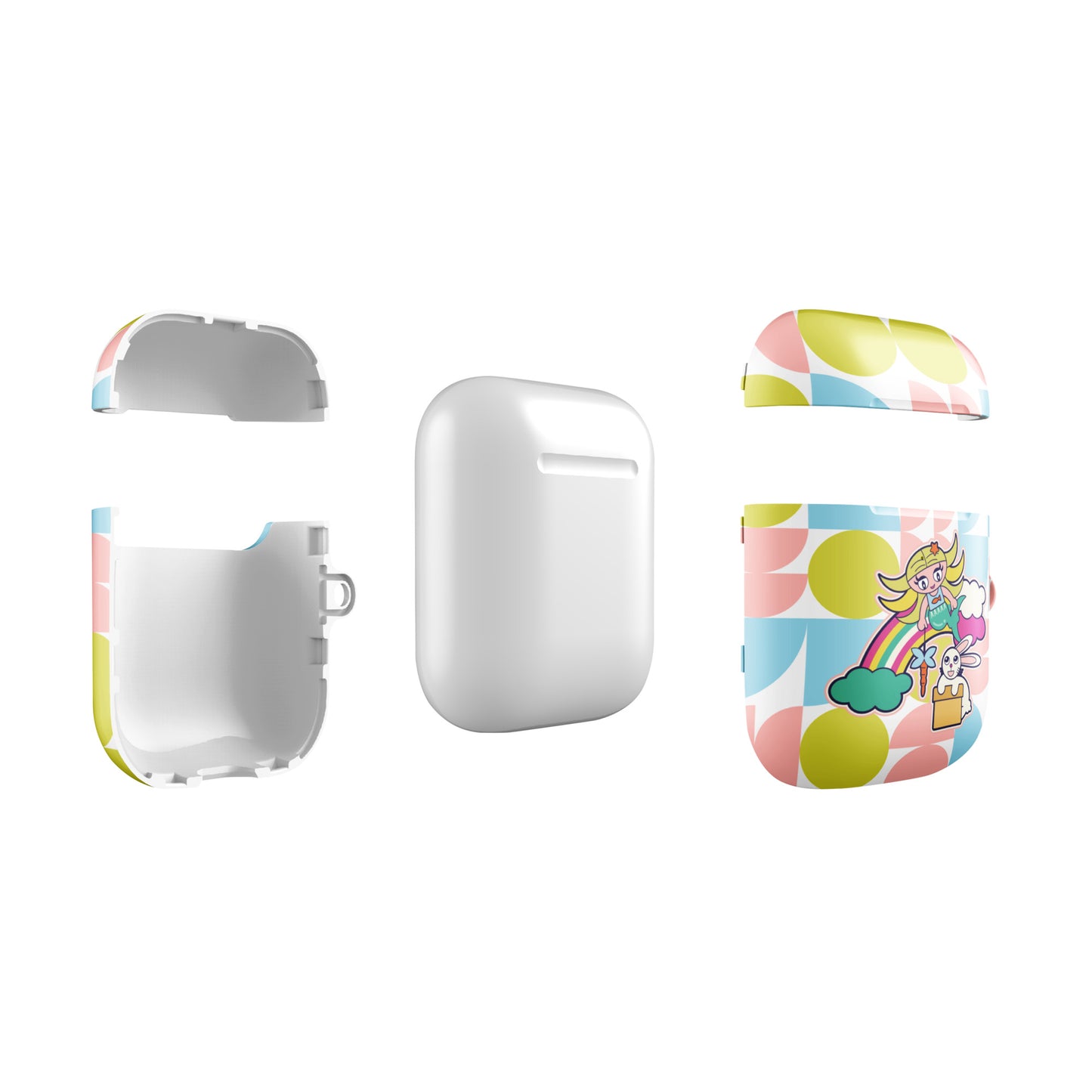 Mermaid & Bunny Case for AirPods® Gen1