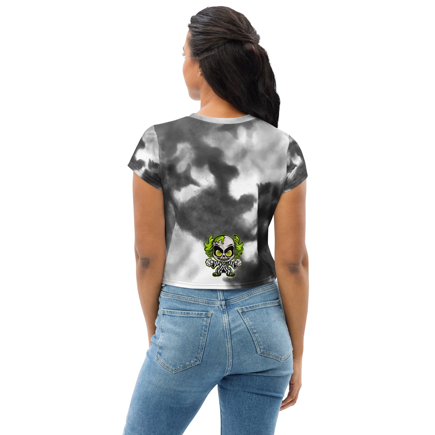 Creepy cute Character All-Over Print Crop Tee