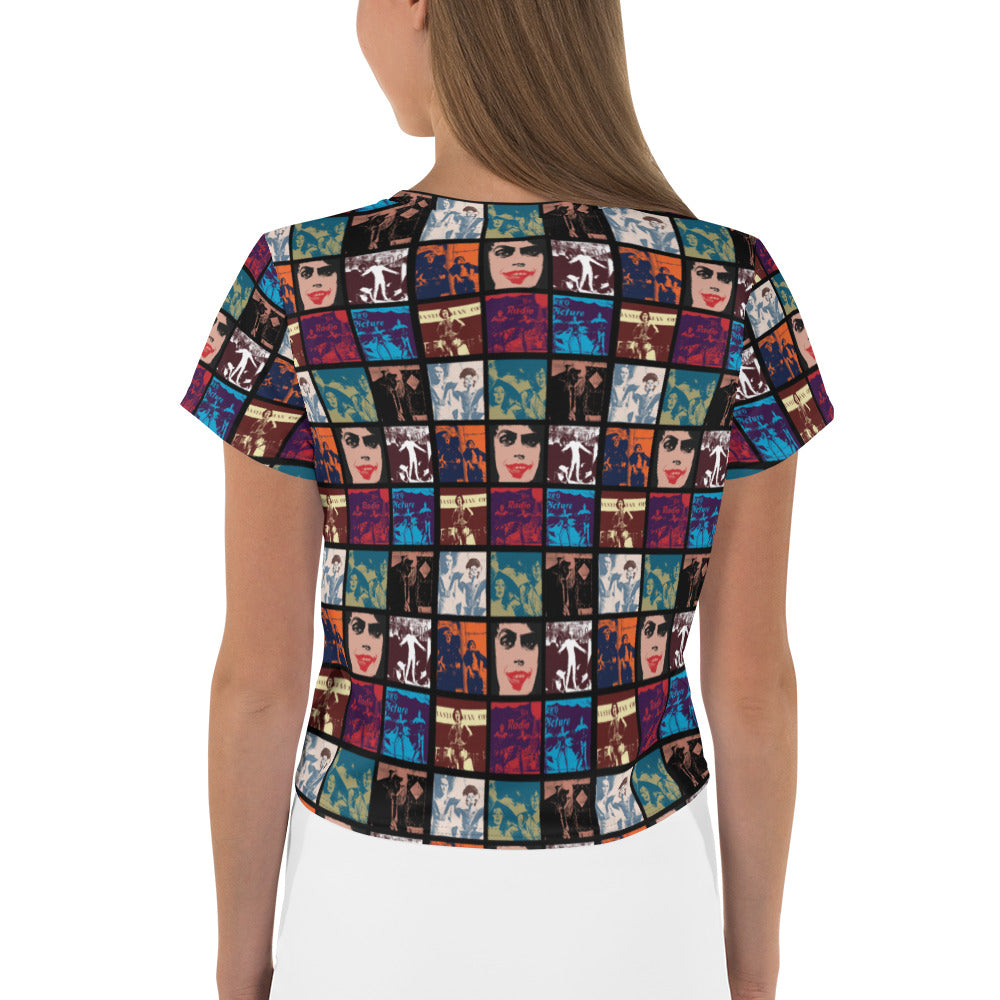 The Rocky Horror Picture Show Collage All-Over Print Crop Tee