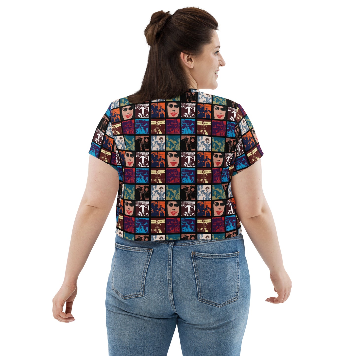 The Rocky Horror Picture Show Collage All-Over Print Crop Tee