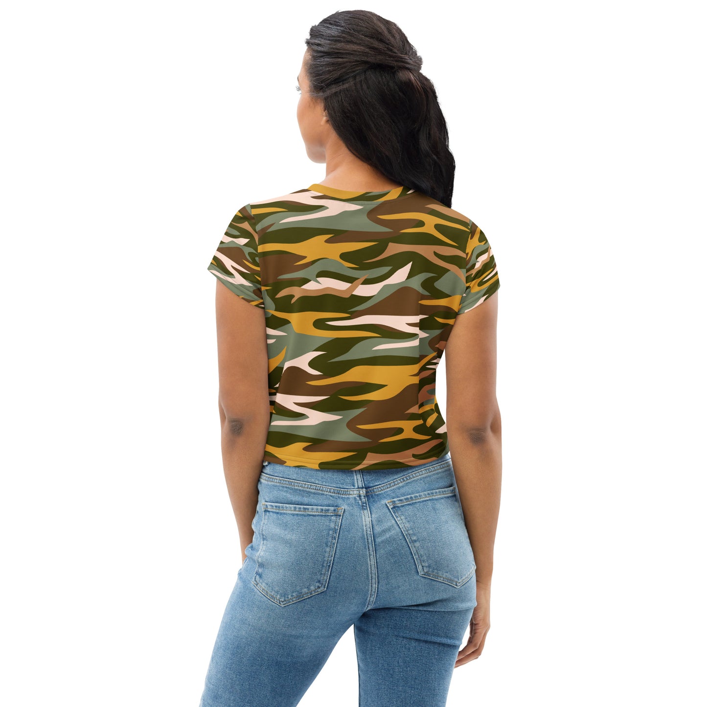 Pumpkin Slayer All-Over Print Crop Tee