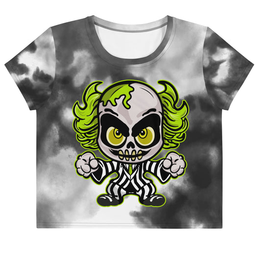 Creepy cute Character All-Over Print Crop Tee