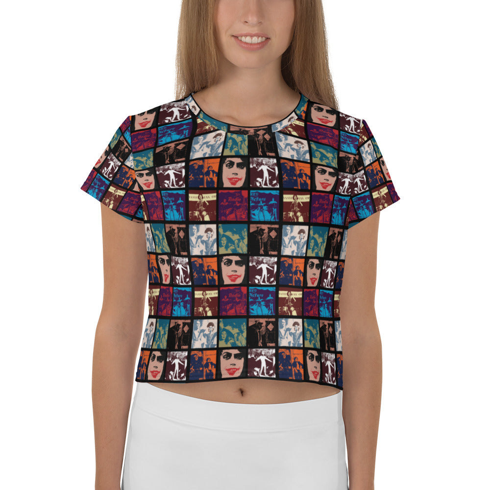 The Rocky Horror Picture Show Collage All-Over Print Crop Tee