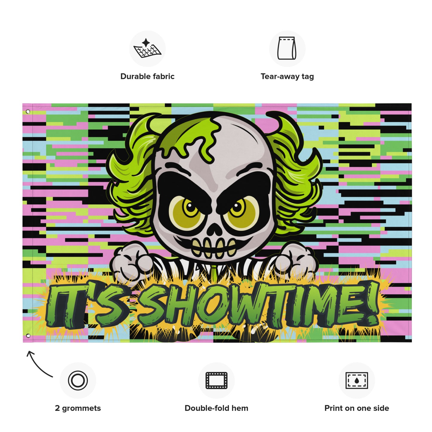 Creepy cute character - It's showtime! Flag