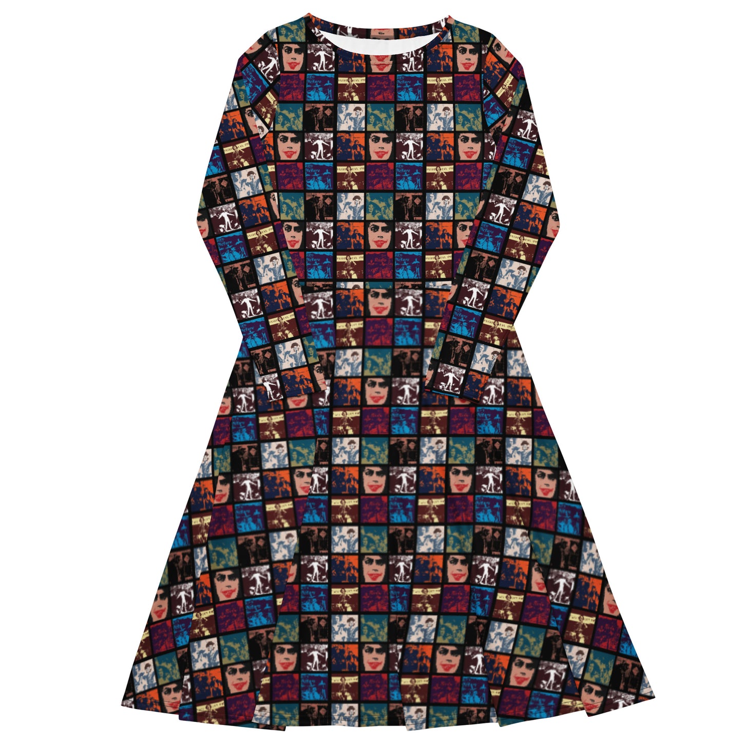 The Rocky Horror Picture Show All-over print long sleeve midi dress