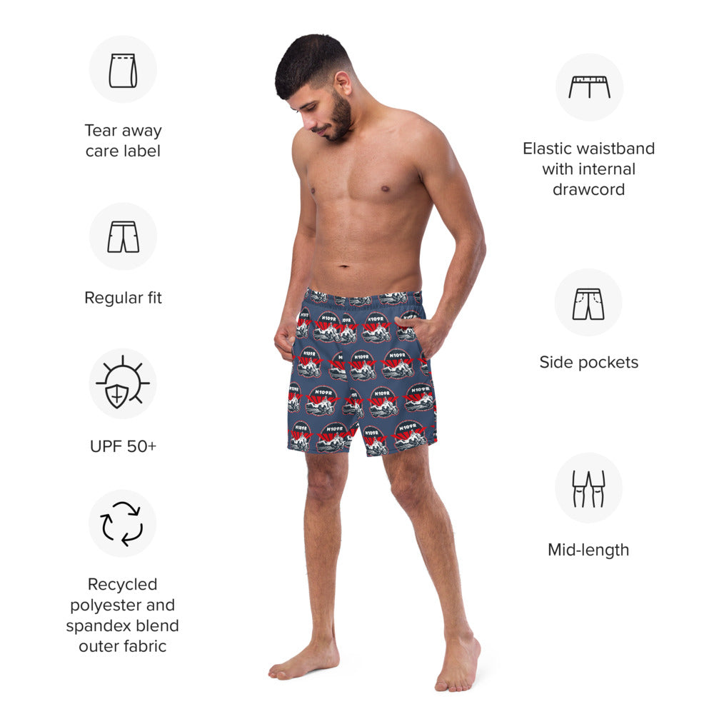 M109R All-Over Print Recycled Swim Trunks