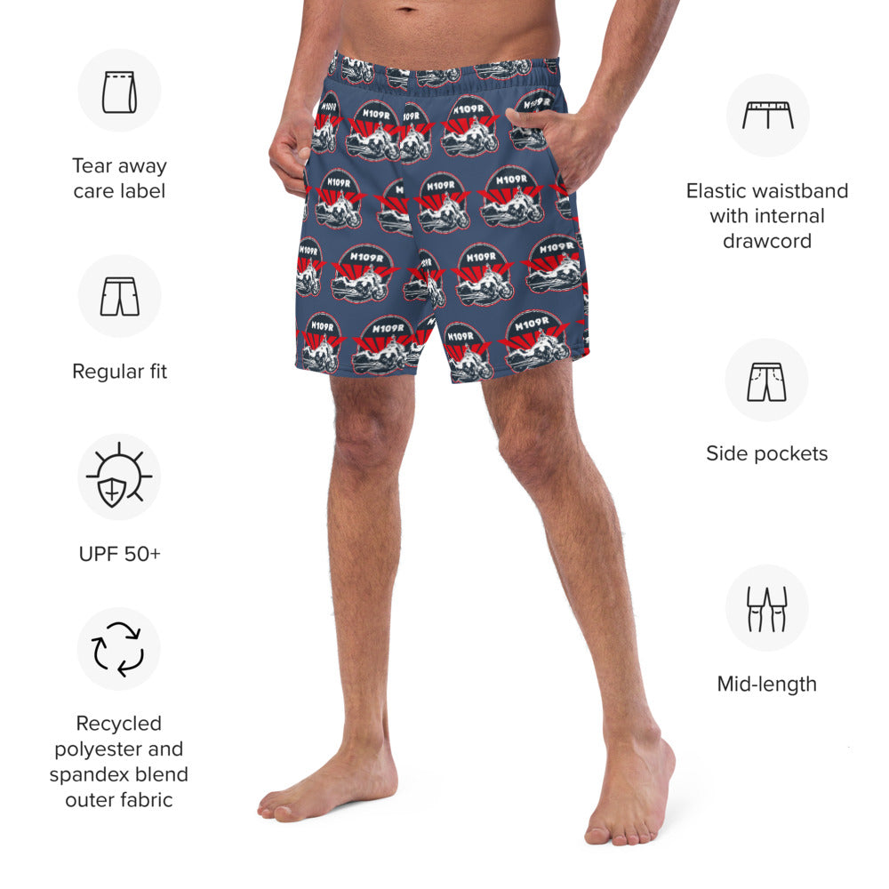 M109R All-Over Print Recycled Swim Trunks