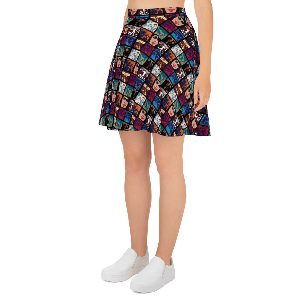 The Rocky Horror Picture Show collage Skater Skirt