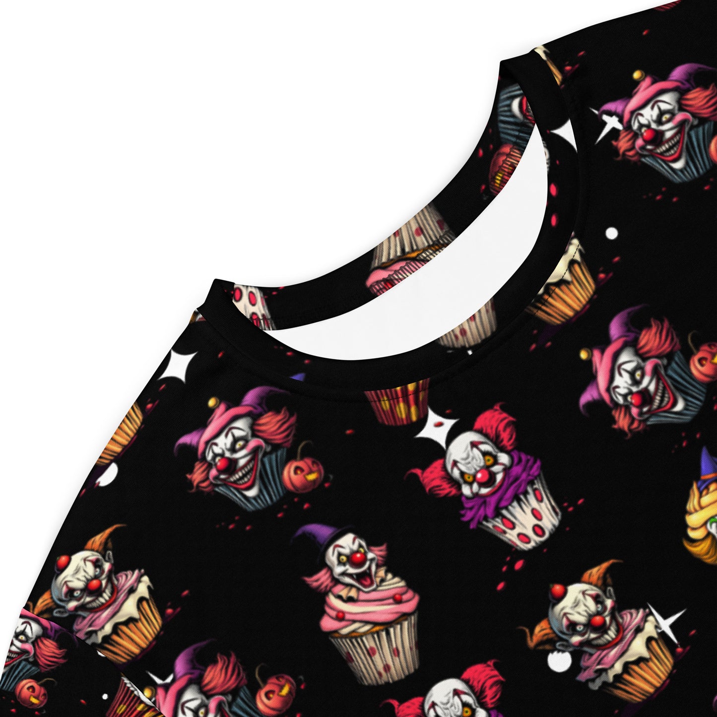 Evil Clown Cupcakes T-shirt dress