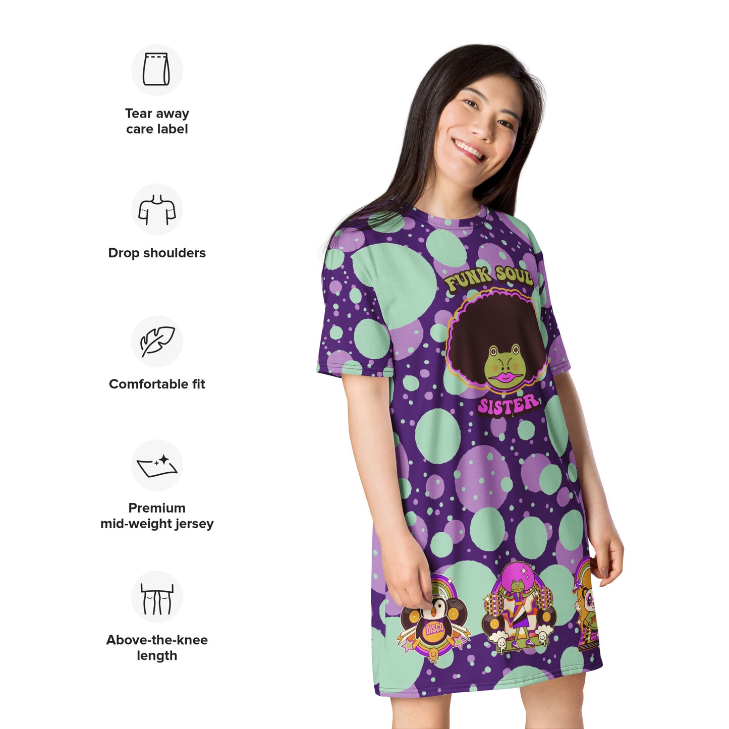 Funk Soul Sister T-shirt dress