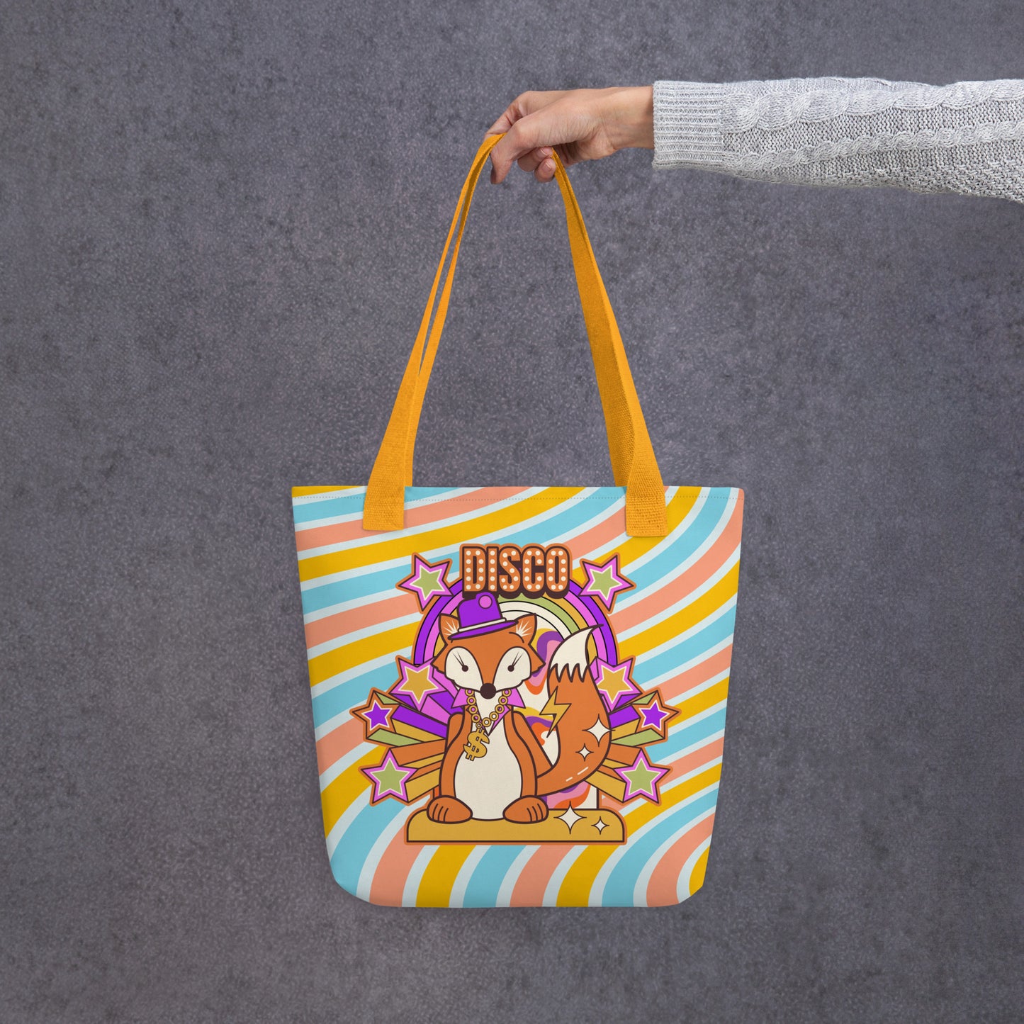 Disco Fox Tote bag