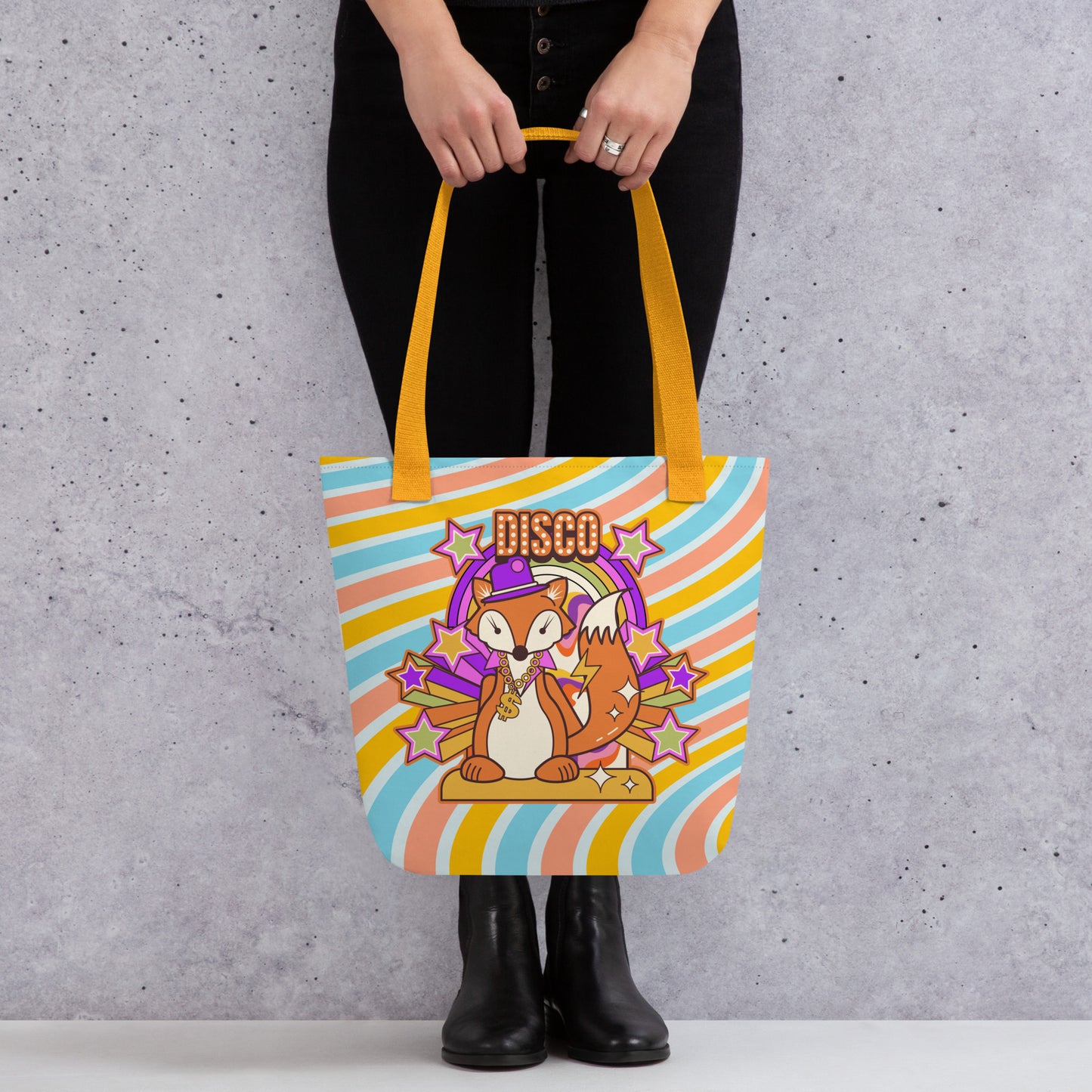 Disco Fox Tote bag