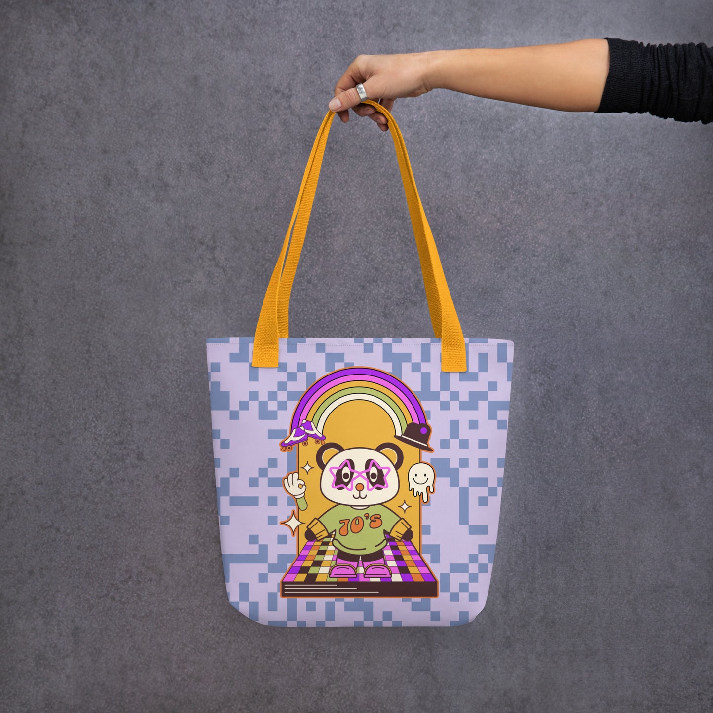 Disco Panda Tote bag