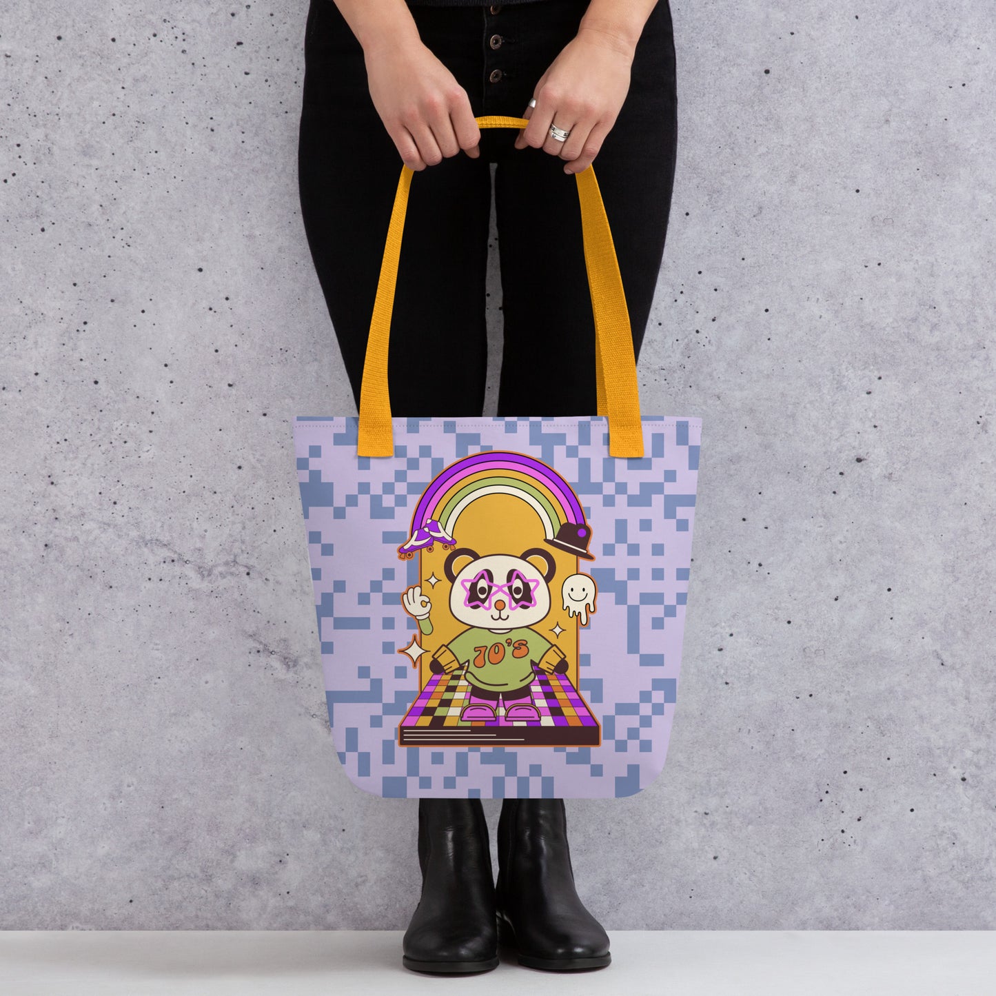 Disco Panda Tote bag