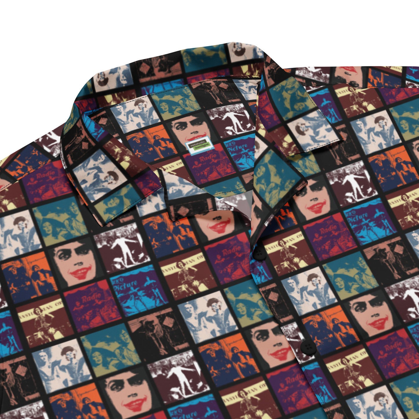 The Rocky Horror Picture Show Collage Unisex button shirt