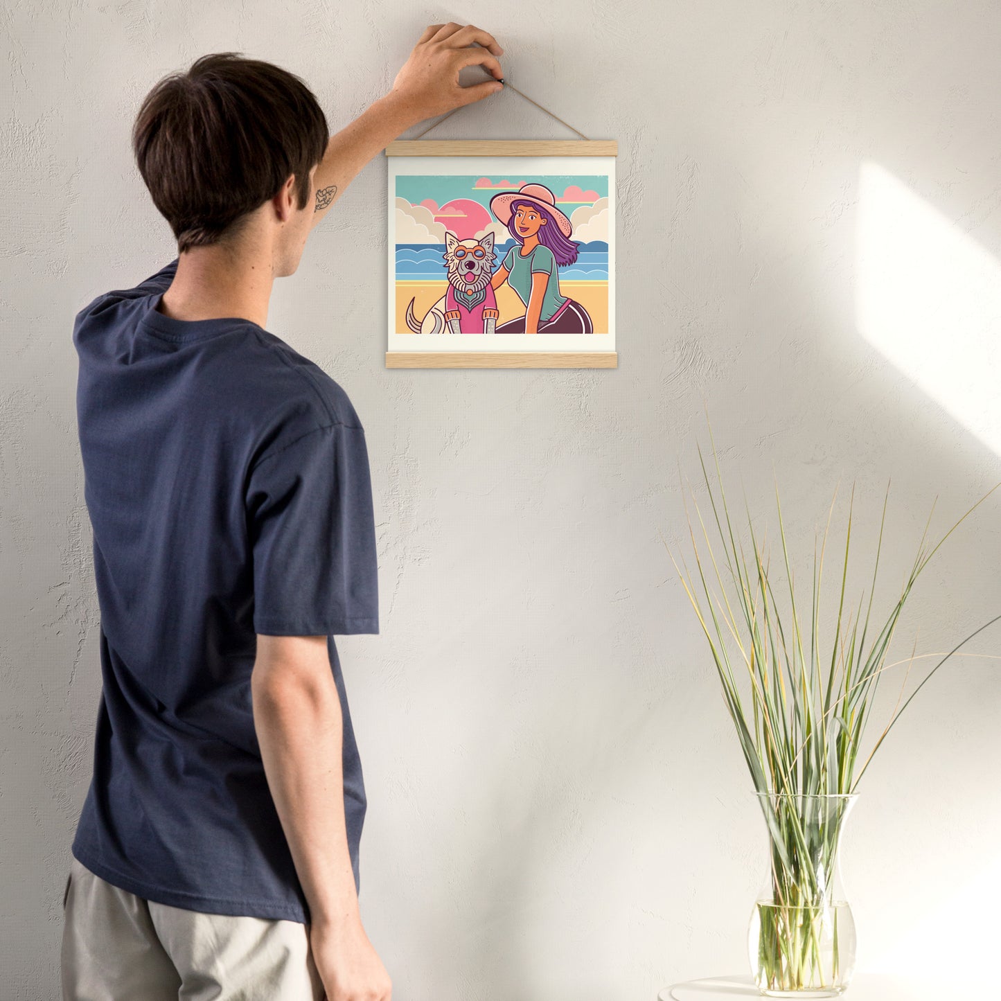 Best Friends Poster with hangers