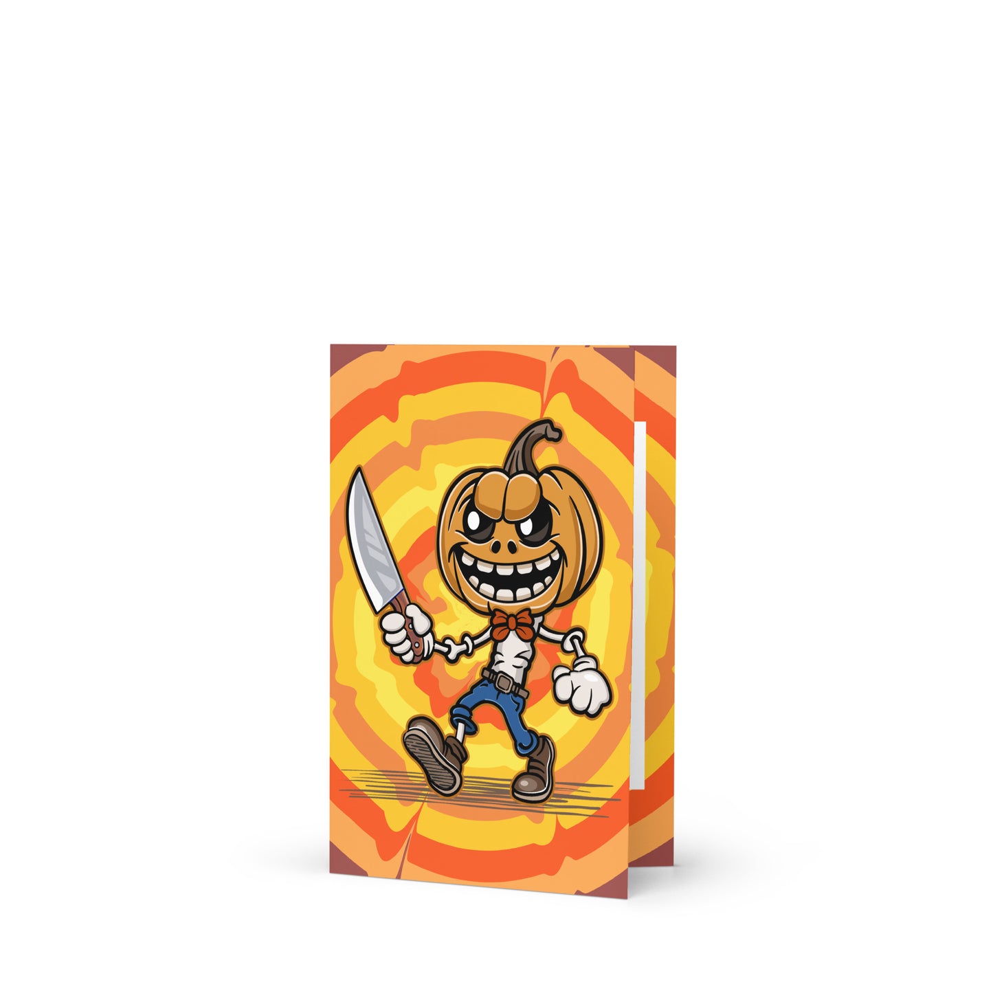 Slayer Pumpkin Greeting card