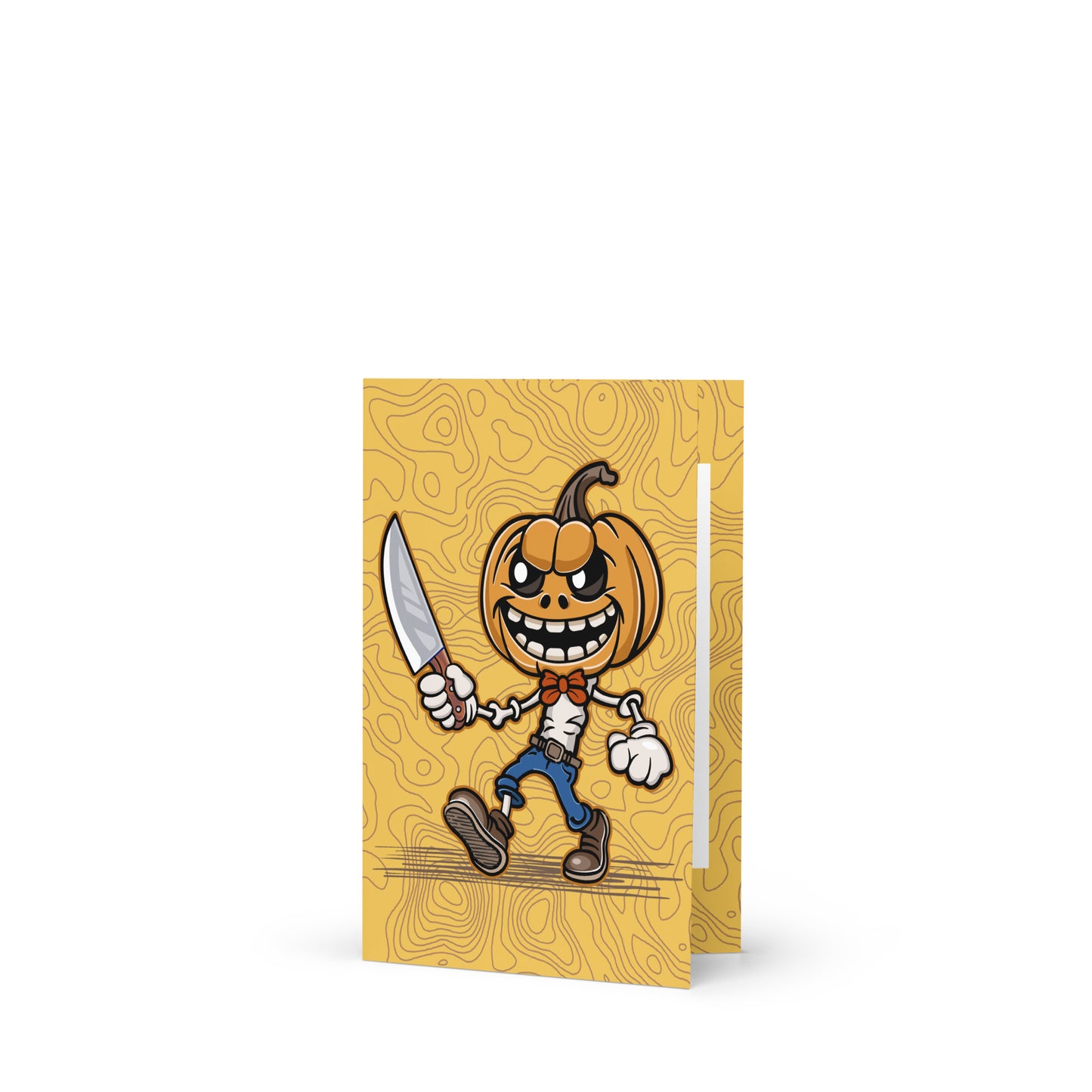 Pumpkin Slayer is Here! Greeting card