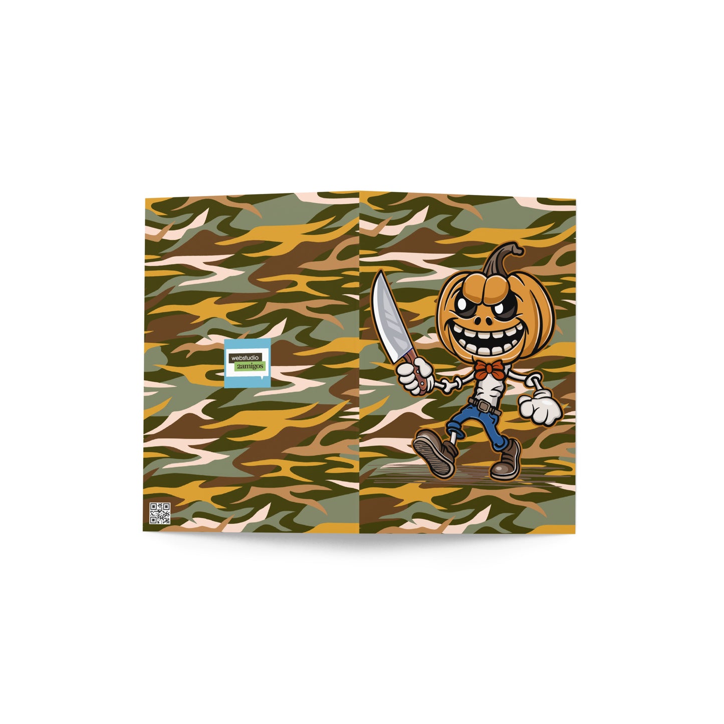 Pumpkin Slayer Greeting card