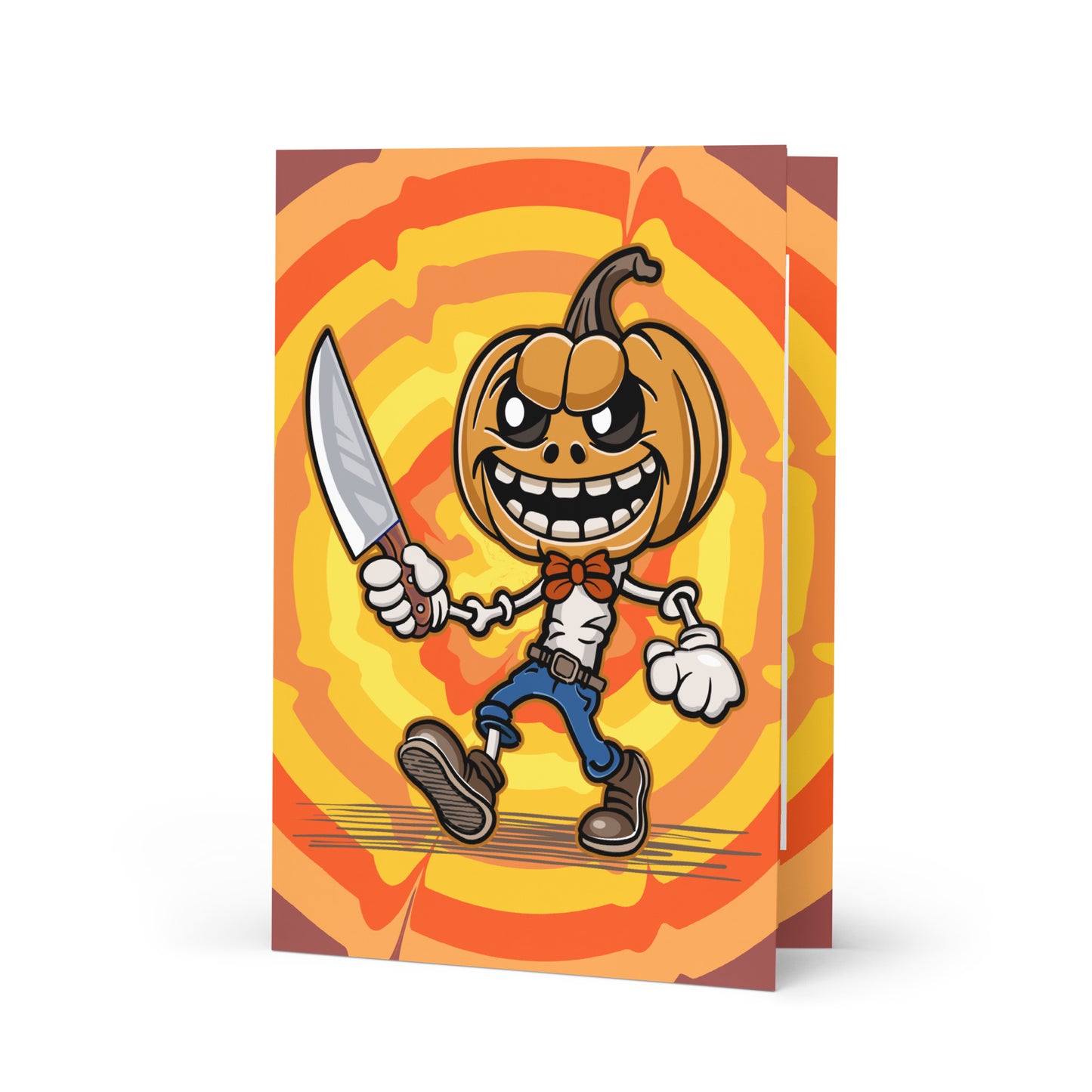 Slayer Pumpkin Greeting card