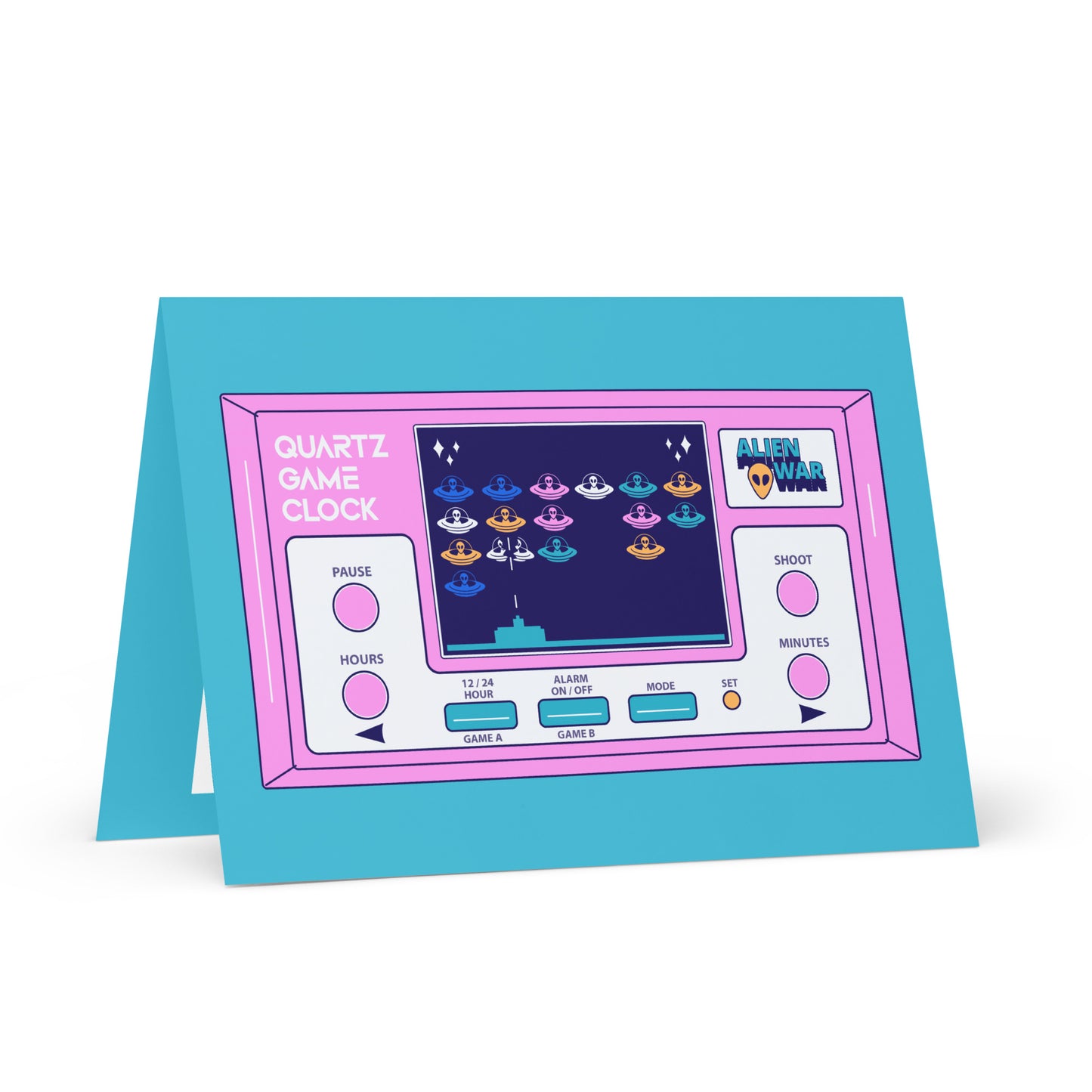 Video Game - Alien War Greeting card