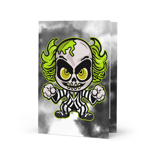 Creepy cute Character Greeting card