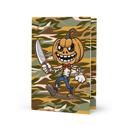 Pumpkin Slayer Greeting card