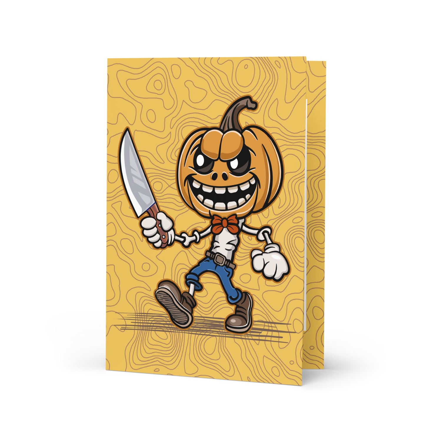 Pumpkin Slayer is Here! Greeting card