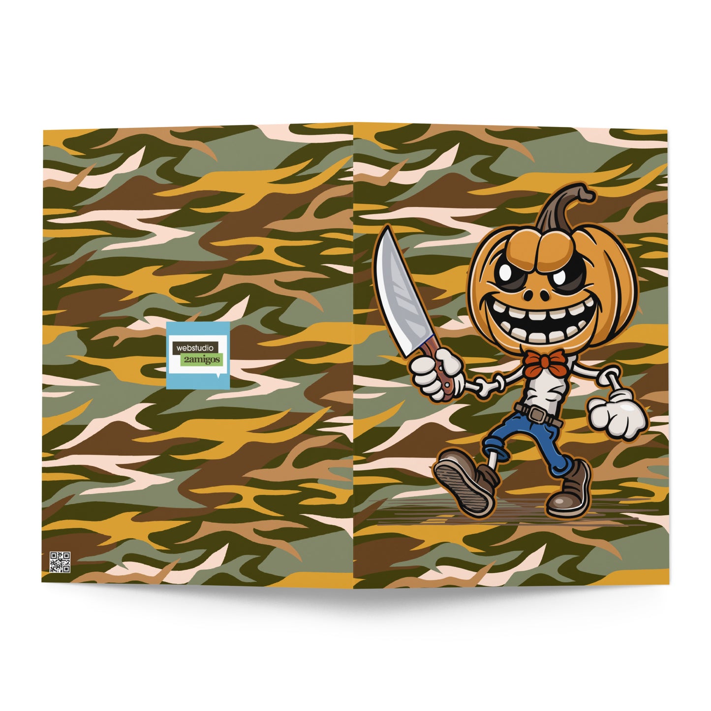 Pumpkin Slayer Greeting card