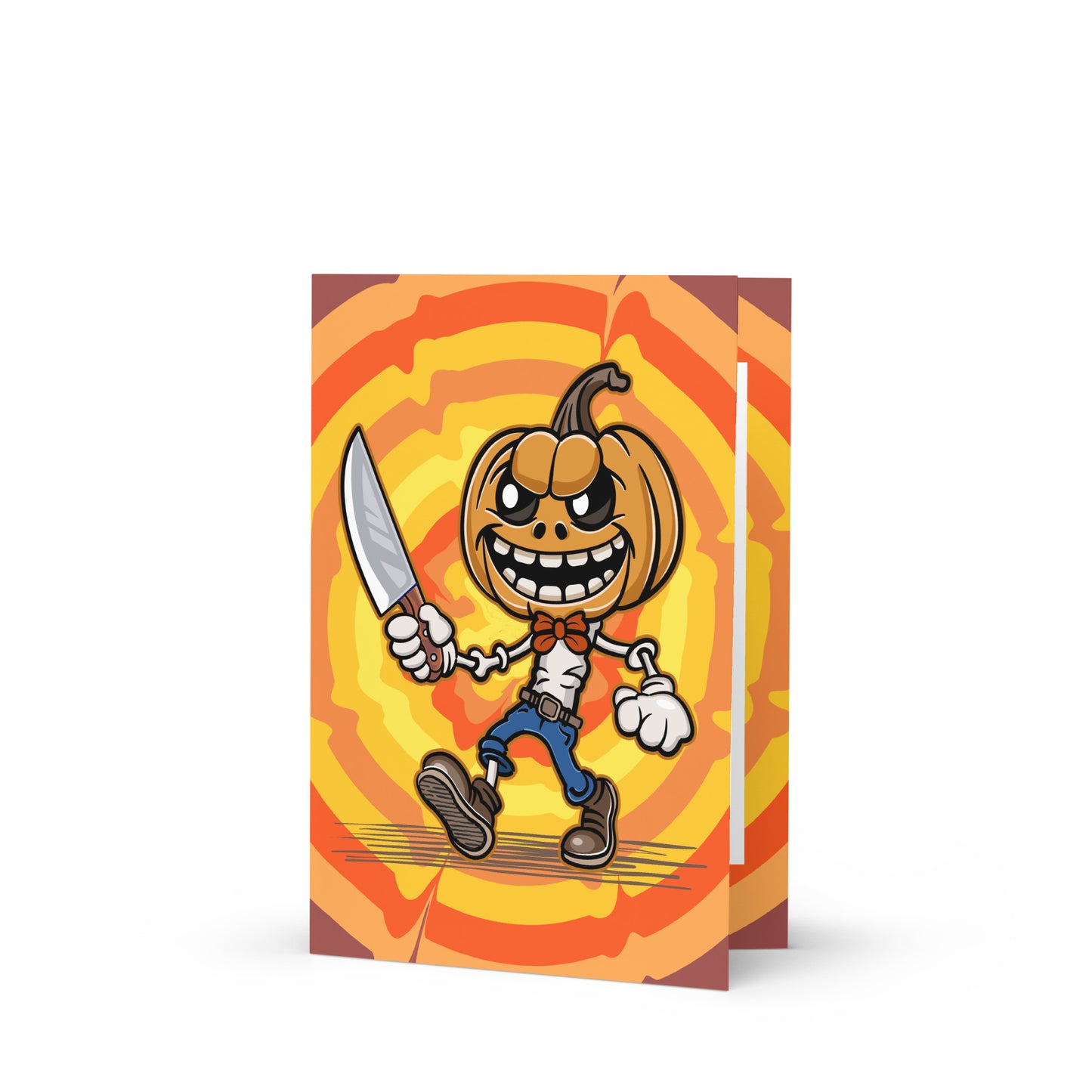 Slayer Pumpkin Greeting card