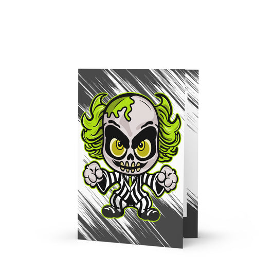 Creepy cute Character Greeting card