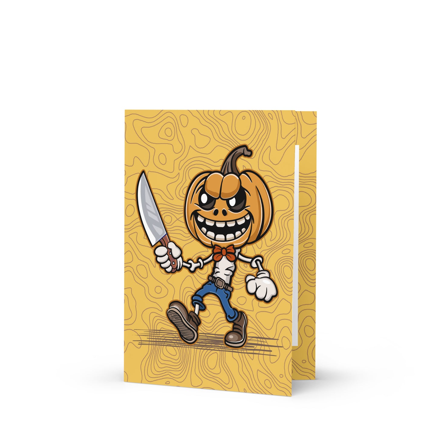 Pumpkin Slayer is Here! Greeting card