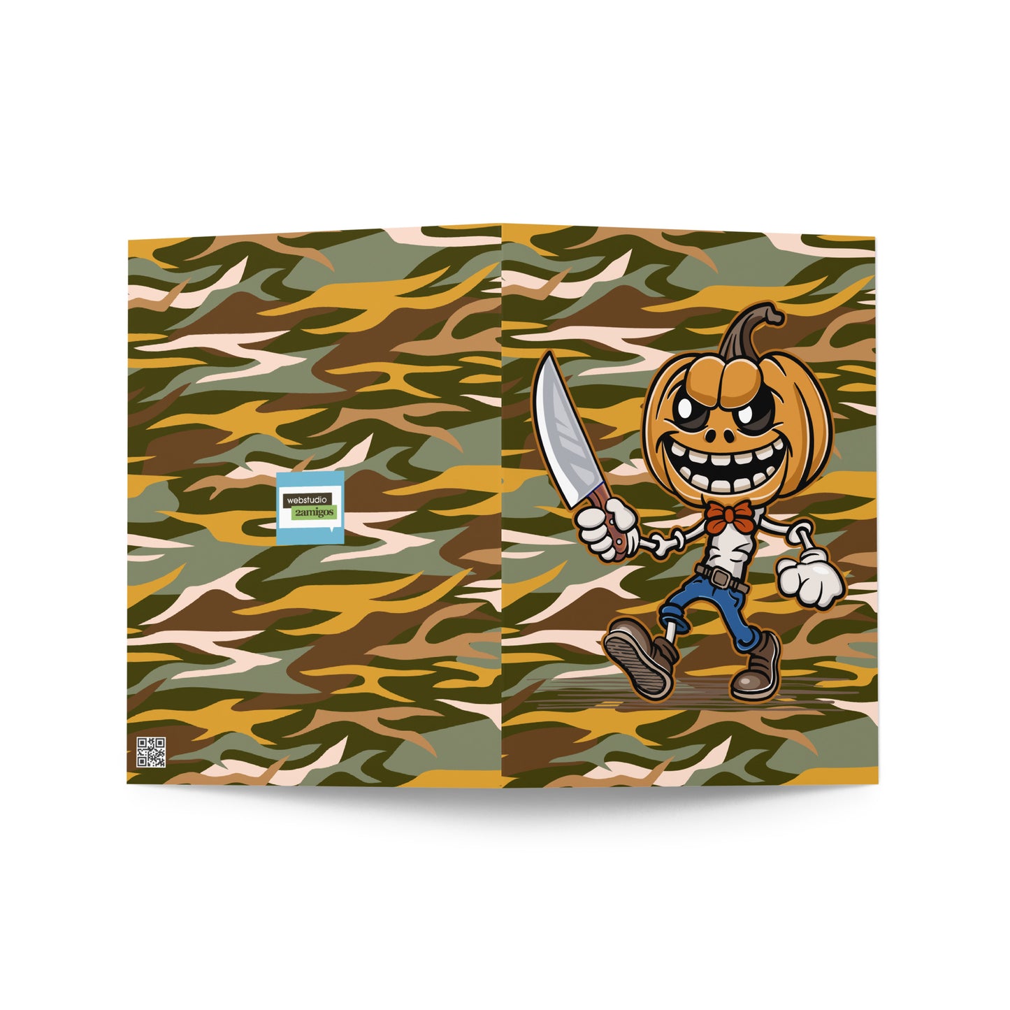 Pumpkin Slayer Greeting card