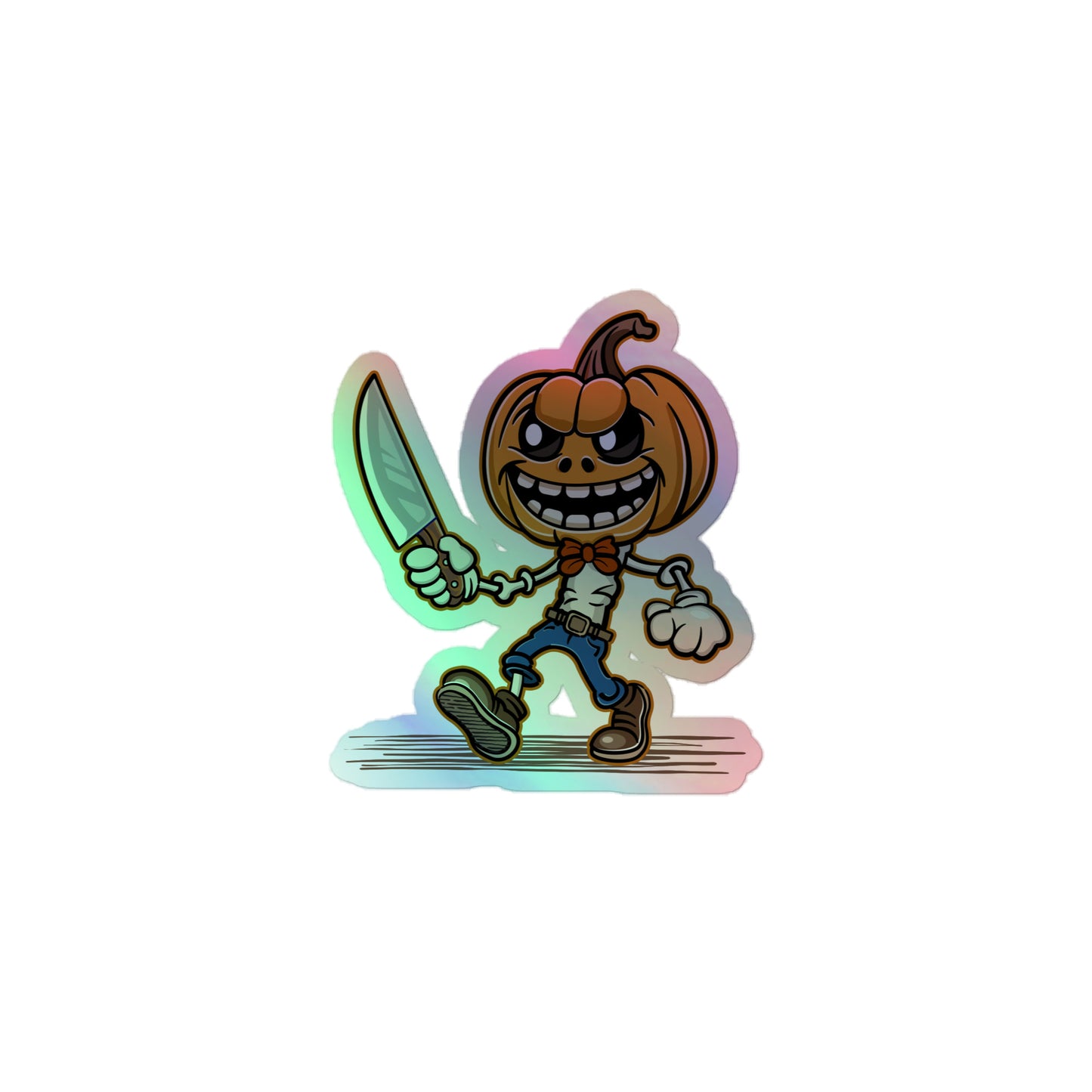 Pumpkin Slayer Holographic stickers