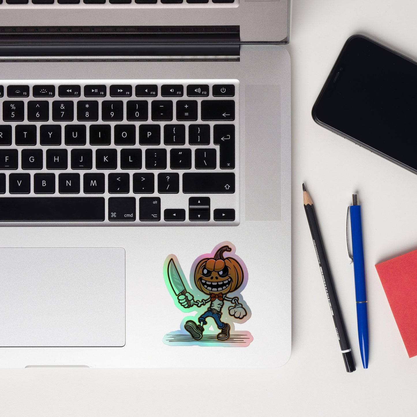 Pumpkin Slayer Holographic stickers