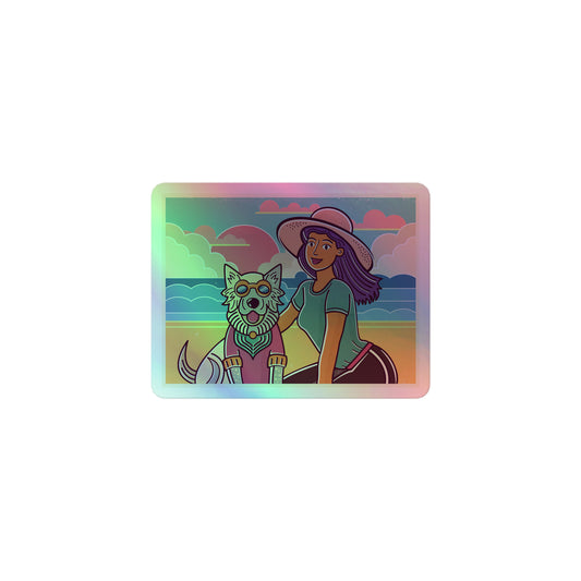 Best Friends Holographic stickers