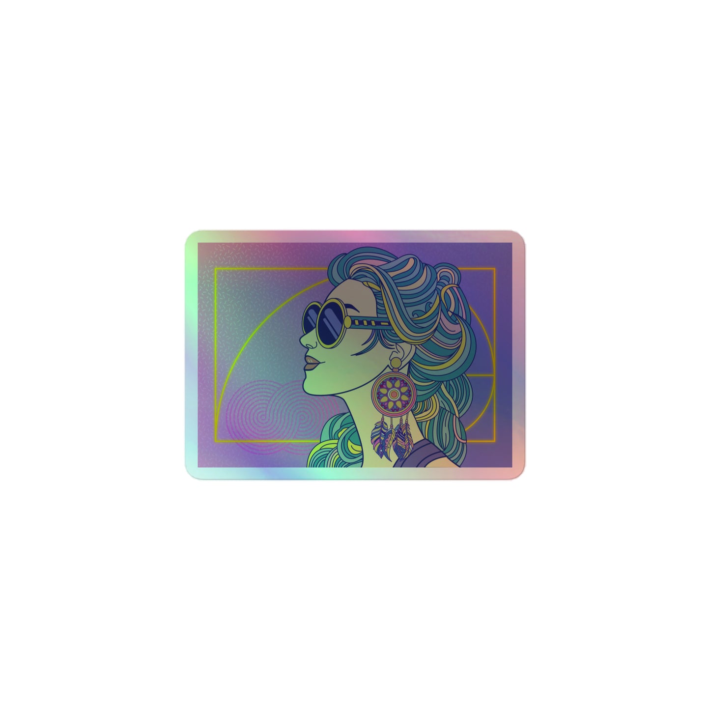 Eighties Vibes Holographic stickers