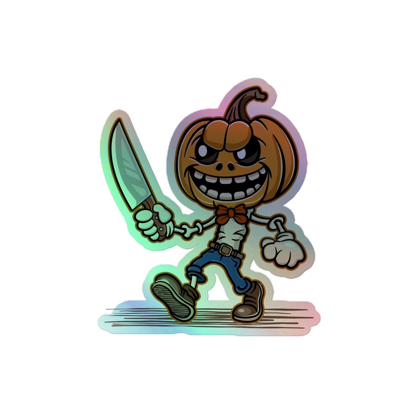 Pumpkin Slayer Holographic stickers