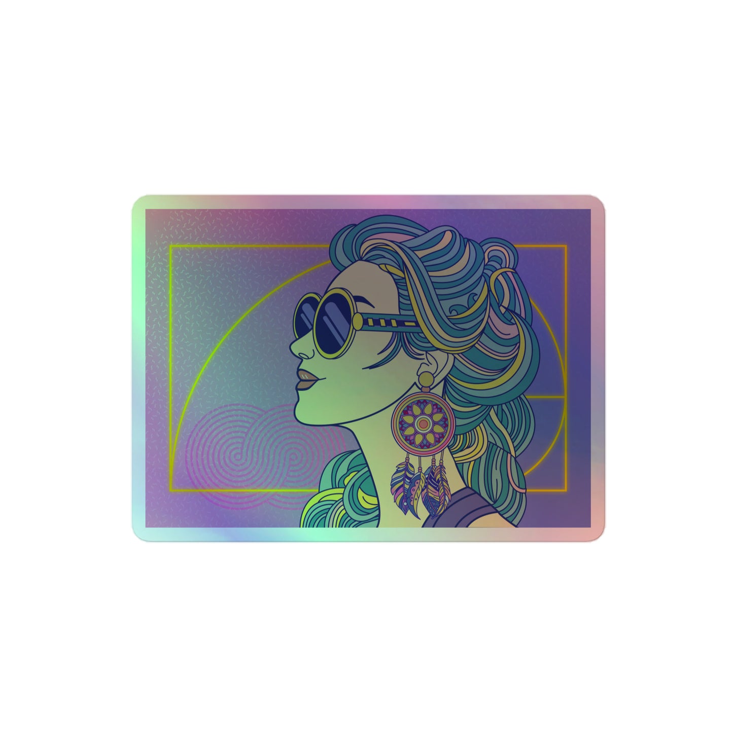 Eighties Vibes Holographic stickers