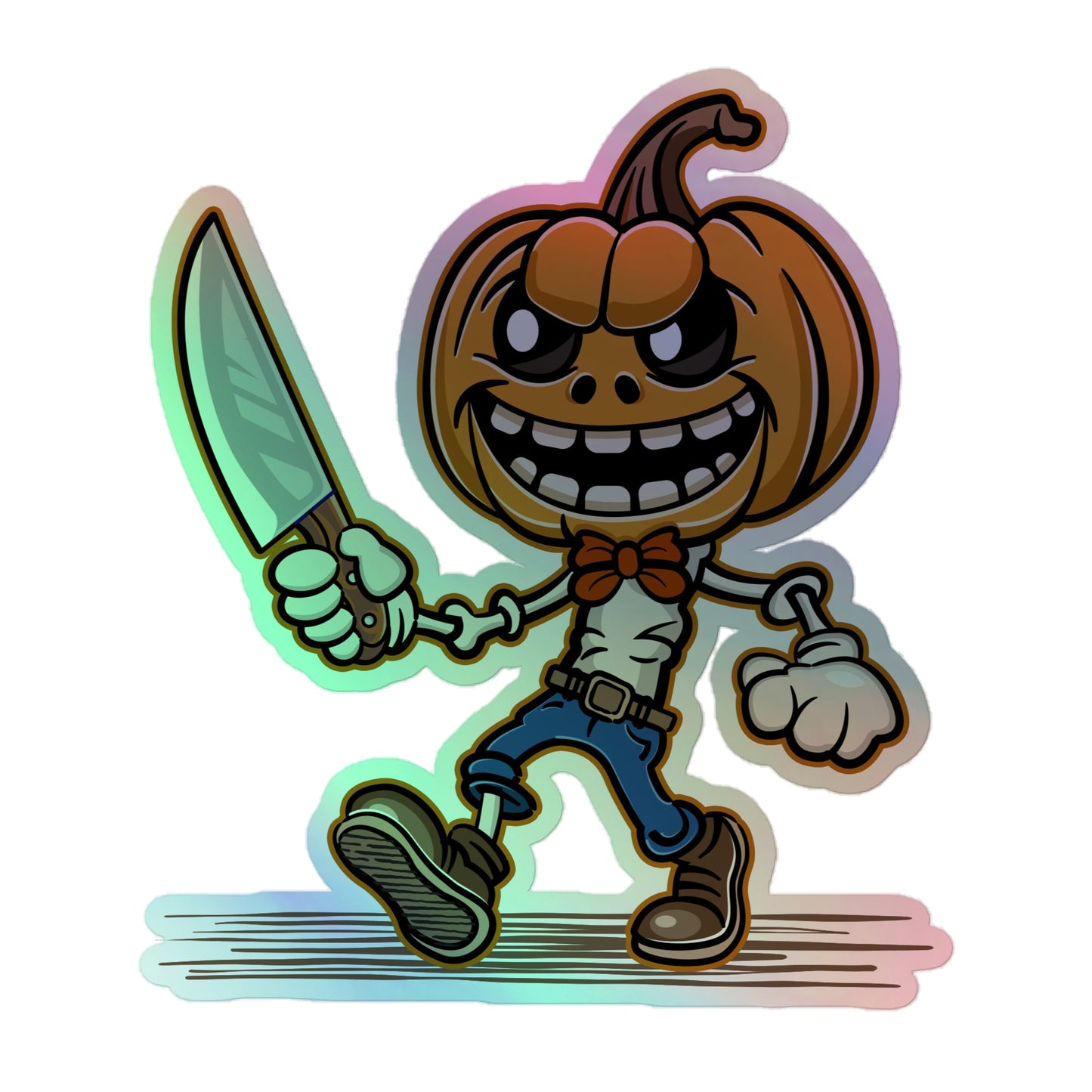 Pumpkin Slayer Holographic stickers