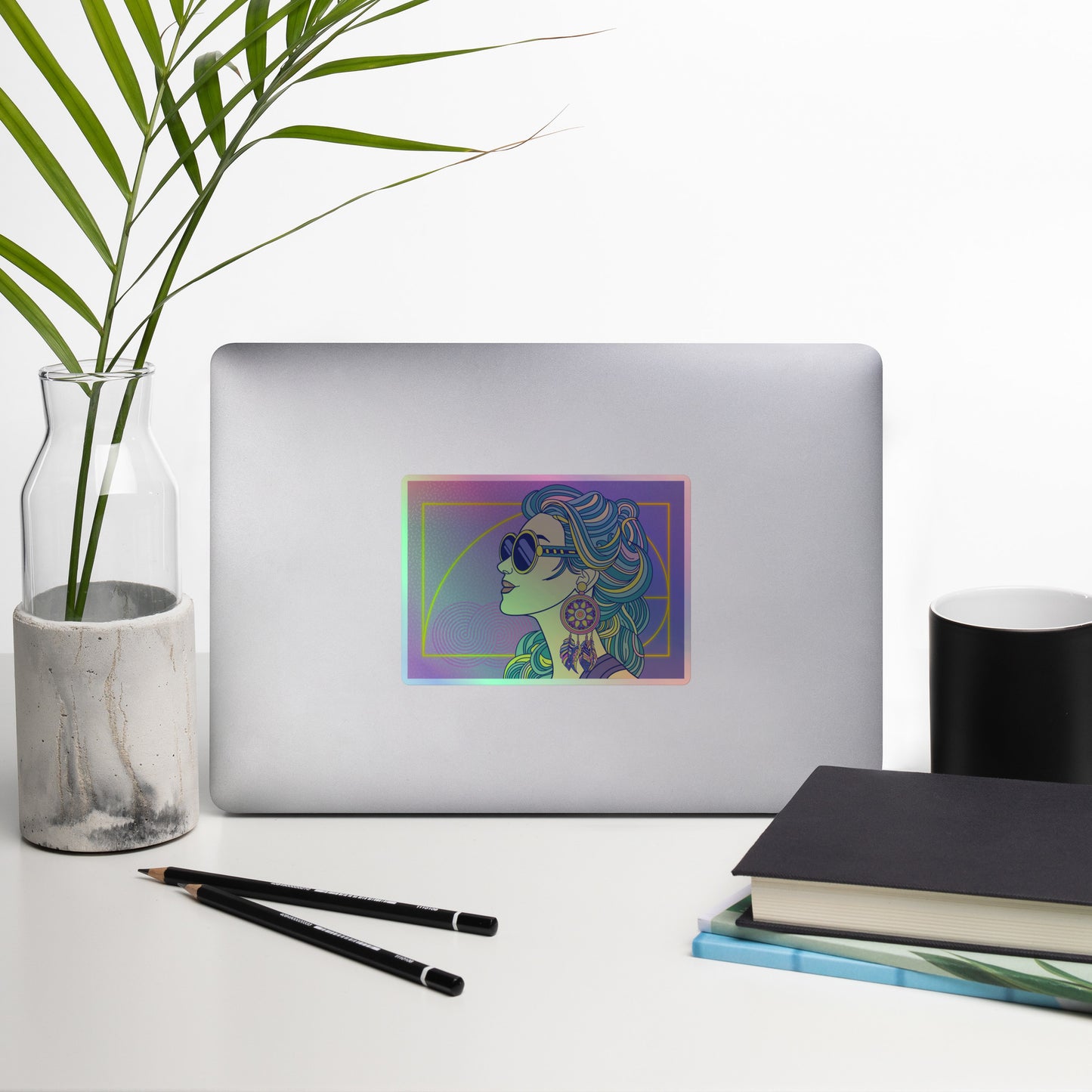 Eighties Vibes Holographic stickers