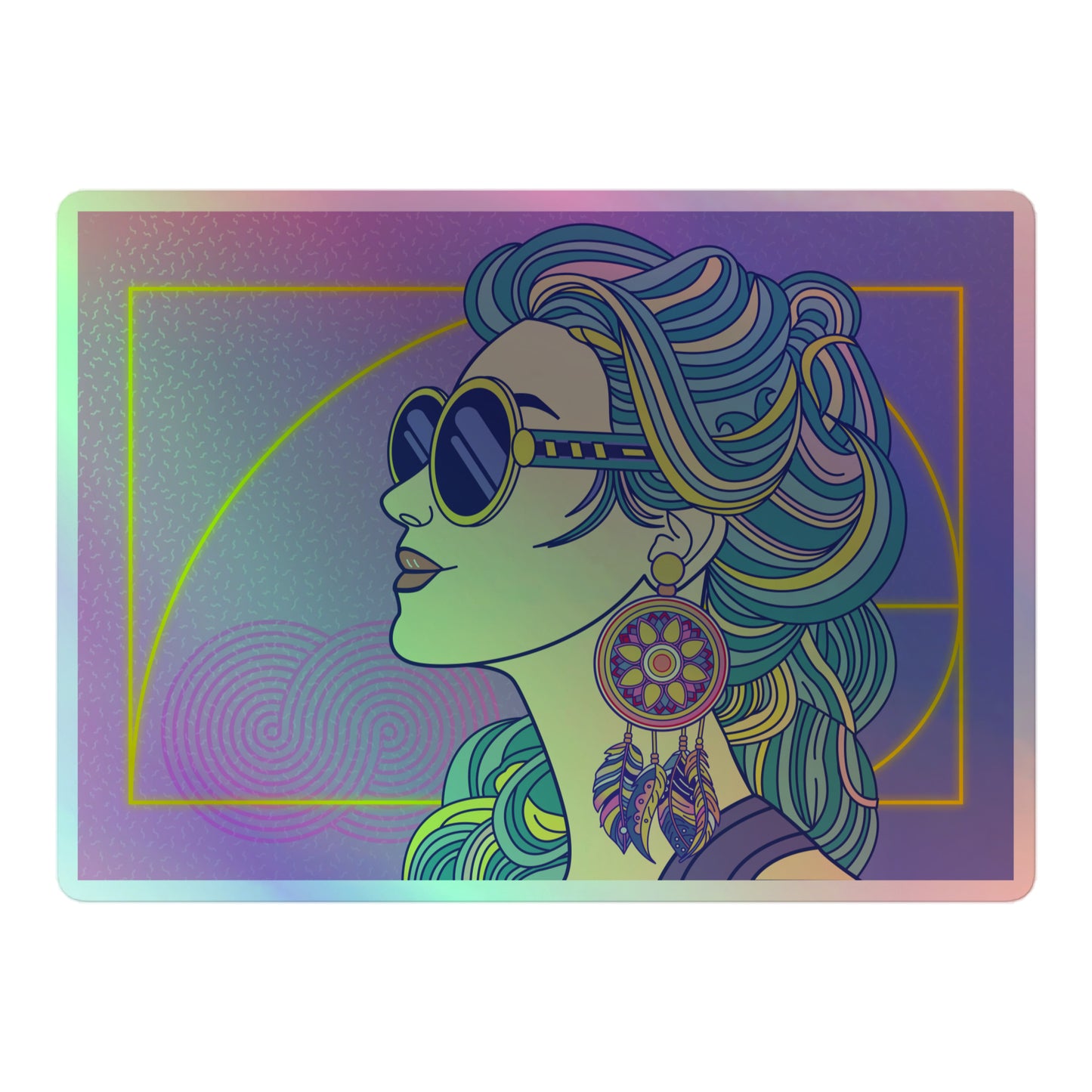 Eighties Vibes Holographic stickers