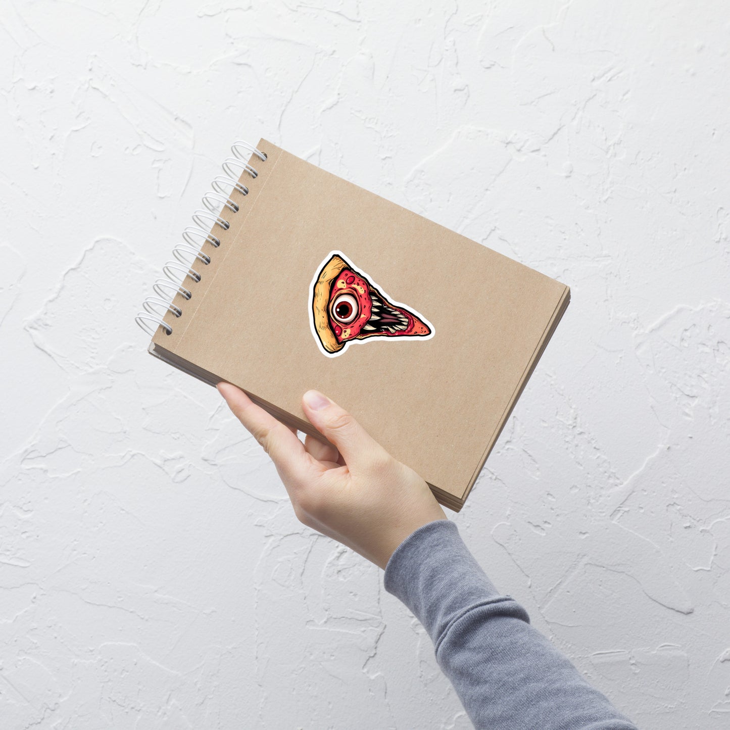 Funny pizza slice Bubble-free stickers