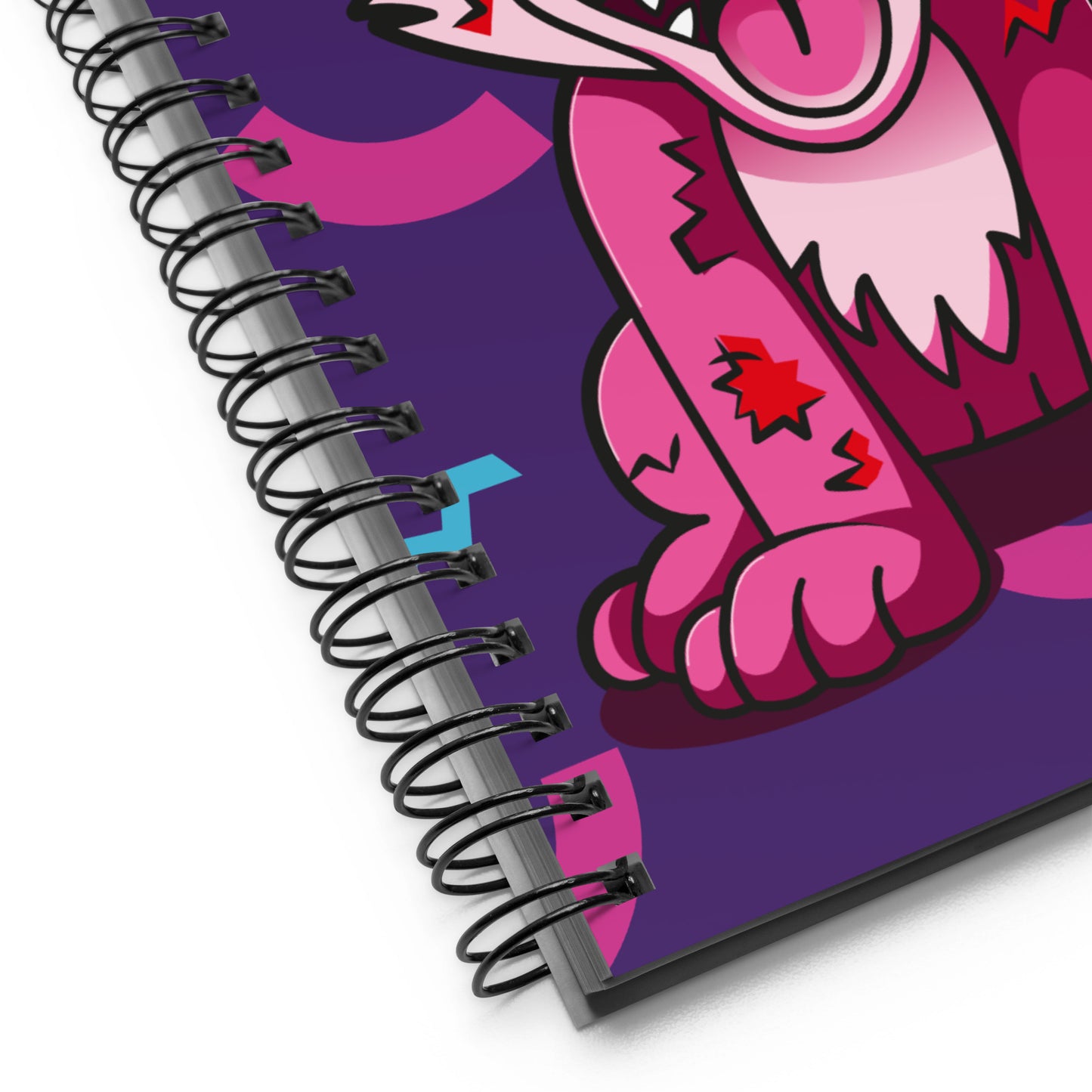 The Creepy Cute Plush Dog Spiral notebook