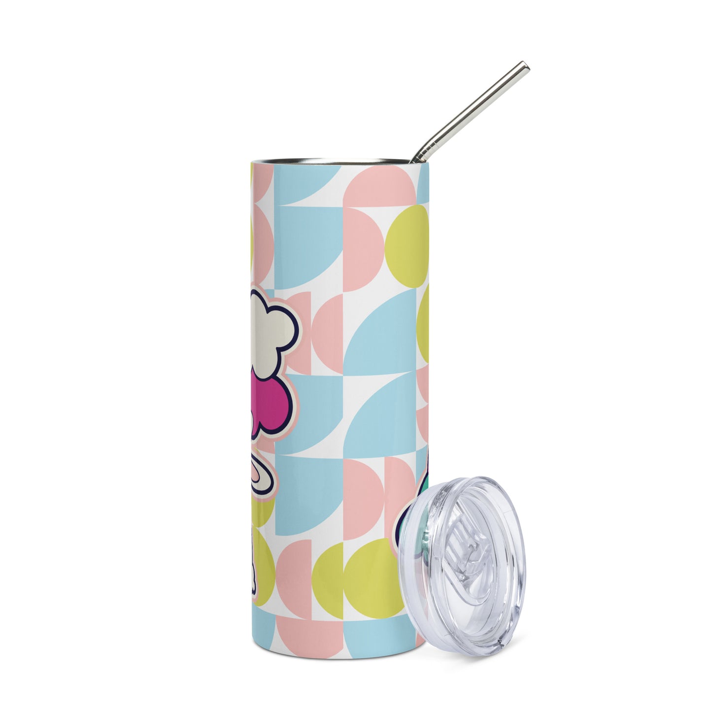 Mermaid & Bunny Stainless steel tumbler