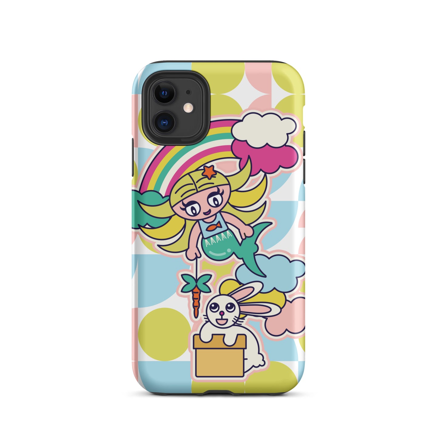 Mermaid & Bunny Tough Case for iPhone®