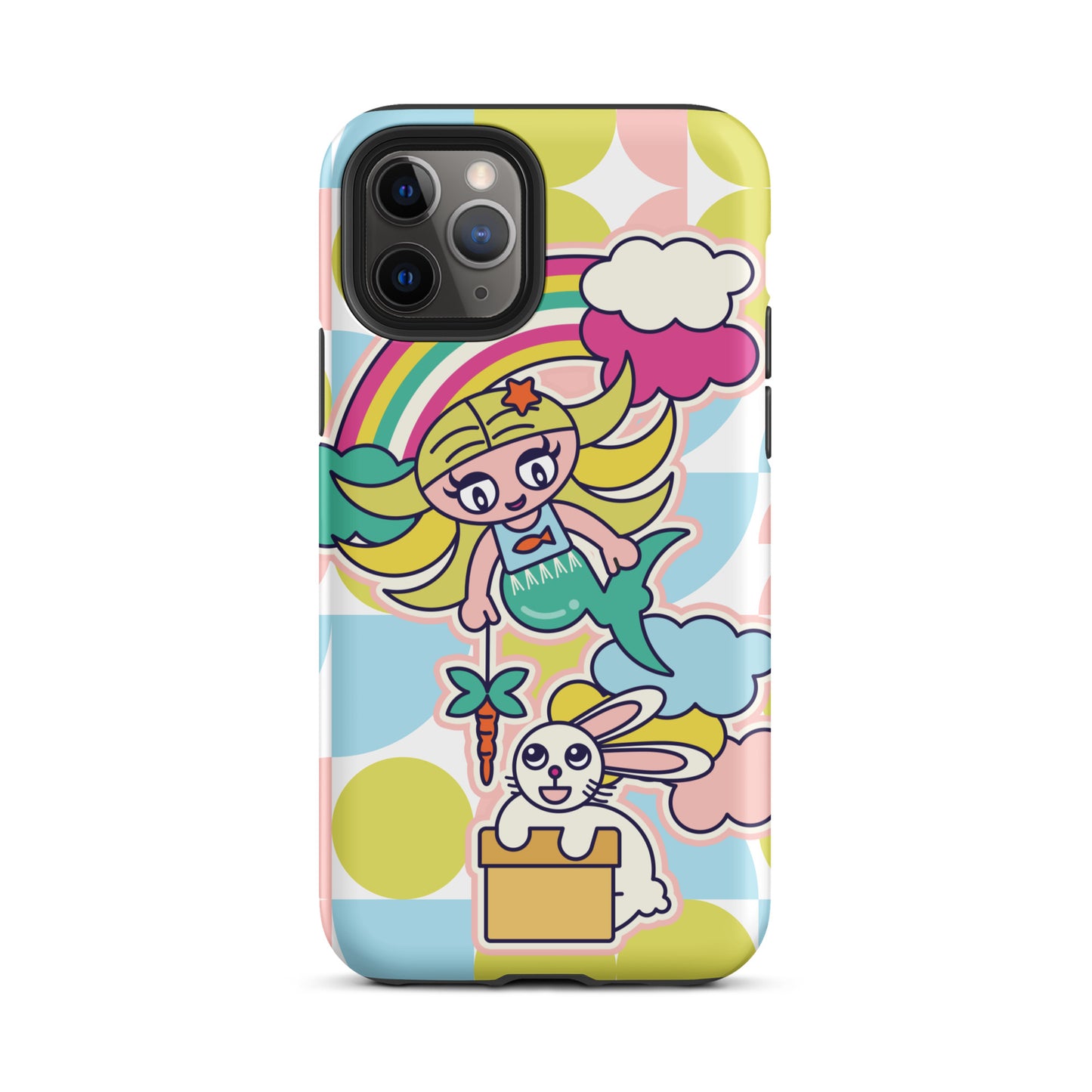 Mermaid & Bunny Tough Case for iPhone®