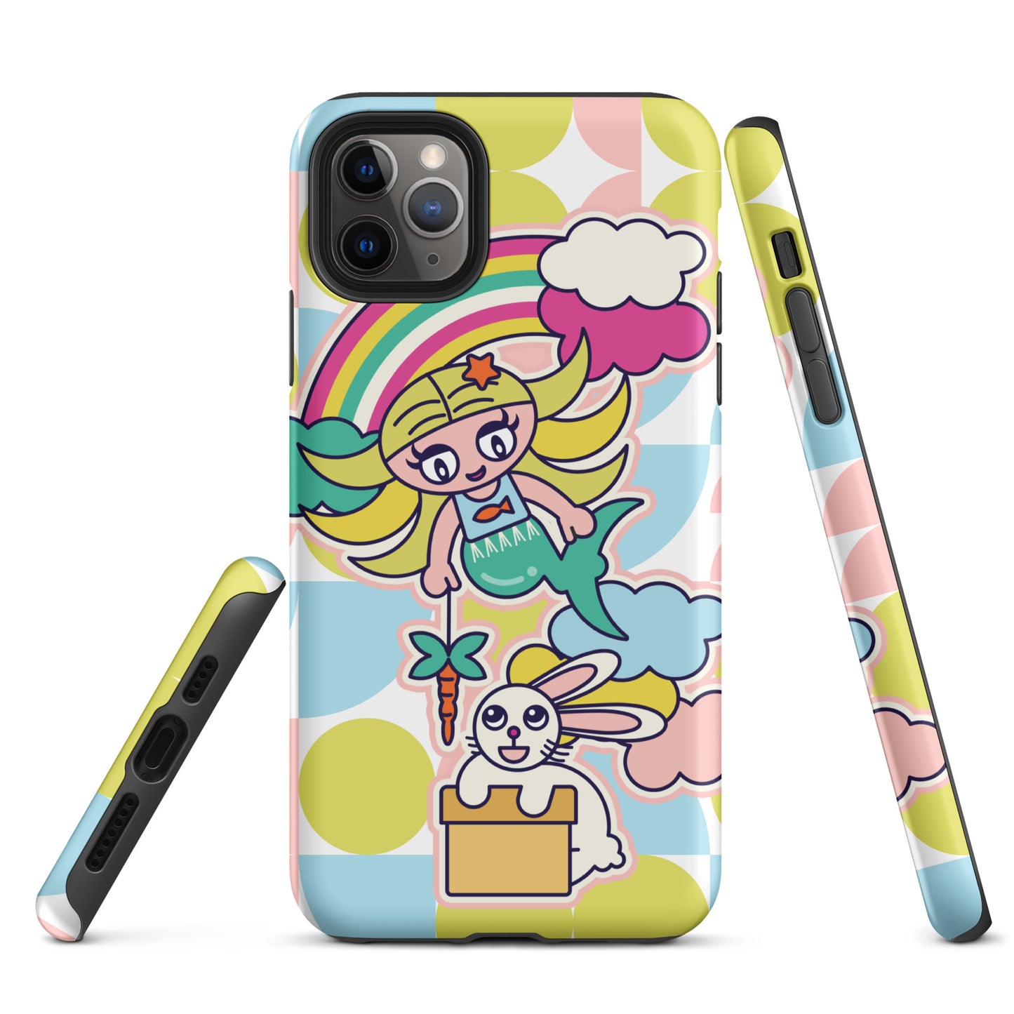 Mermaid & Bunny Tough Case for iPhone®